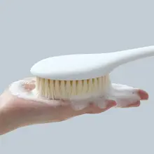 極上の柔らかさの長柄ボディブラシ【背中用・角質ケア・バス用品】