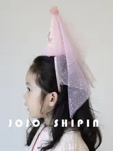 王冠カチューシャ ベール付き キッズ ガールズ 上品 おしゃれ インスタ映え 誕生日 1歳 撮影 ステージ
