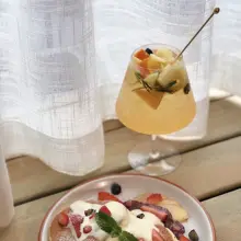 おしゃれな金メッキステンレス製カクテルスティック【バースタイル・コーヒー用】