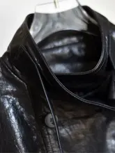 極上の柔らかさのオイルハードレザー女性用ライダースジャケット【ショート丈・スタンドカラー】