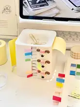 デスク用付箋ホルダー【オフィス・学習用・メモ帳/メモ用紙付き】
