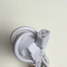 電気煮込み鍋用電源コード【三脚プラグ・黒白】