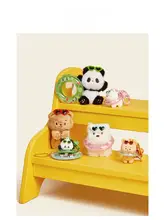 可愛いブラウンクマの毛むくじゃらぬいぐるみ【バッグチャーム・キーホルダー】