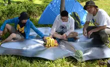 屋外用 レジャーシート 厚手の防湿マット