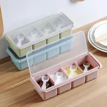 調味料収納セット【プラスチック製・塩入れ・キッチン用・おしゃれなデザイン】