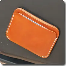 極上の柔らかさ 本革製 カードケース【手作り・超薄型・小型】