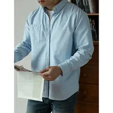 極上の柔らかさのオックスフォード長袖シャツ【洗濯機対応・ビジネスカジュアル・秋用】