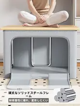 大容量衣類整理ボックス【折りたたみ式・家庭用・収納に便利】（セットアップ対応）