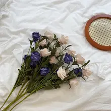 レトロデザインのローズフラワーアレンジメント【インテリア装飾・泡沫花・贈り物用】