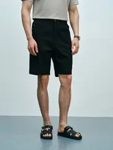 快適な着心地！リネン混紡のメンズ短パン【通気性・ワイドシルエット】（セットアップ対応）