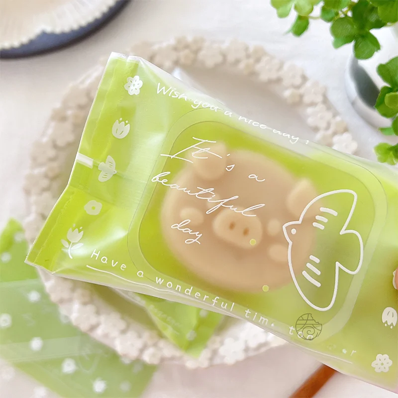   プチギフトの包装に悩むなら、100均でできる「小清新緑豆ケーキ用密封袋」は本当におすすめ？