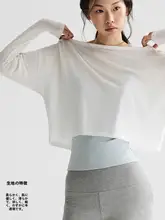 長袖Tシャツ UVカットトップス レディース ワンショルダー アメリカン風 ゆったり 接触冷感 夏 「asomesome」