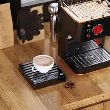 自宅用コーヒー秤【充電式・時間計測機能付き・粉と水の比率測定】