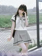 セーラー服 プリーツスカート セットアップ レディース デイジー柄 ウエストマーク スクールスタイル 夏