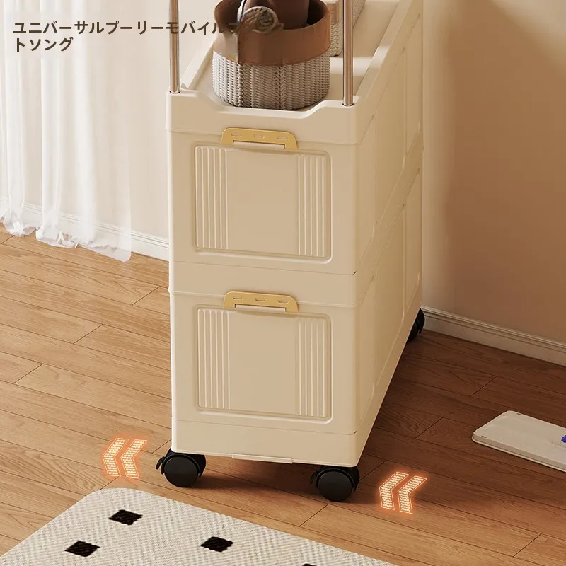 子供用衣類収納棚JZ折叠衣帽柜：省スペース設計で効率的な衣類管理を実現