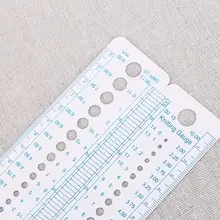 プラスチック製 編み物用メジャーツール【DIY・手芸用・毛糸針用】