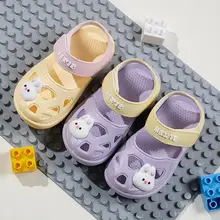 子供用夏用サンダル【カバートップ・マジックテープ・滑り止め・アウトドア・柔らかい底】（セットアップ対応）