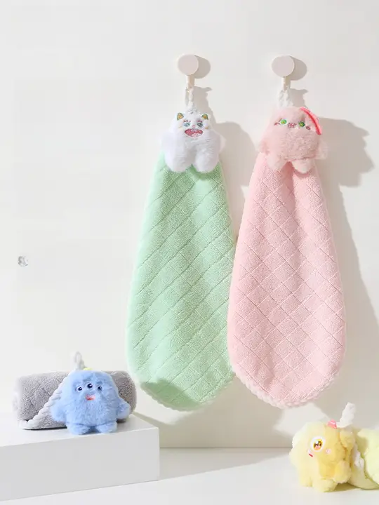 可掛け式吸水速乾タオル【家庭用・小型・子供用】