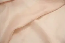 微光沢の半透明透け感！肌触りの良い通気性抜群の蜜糖ピンクの超薄手シルクコットンリネンシャツチュニックスカート