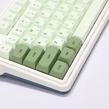 キーキャップ XDAプロファイル PBT 五面熱昇華 抹茶 バイカラー 146キー タムメカニカルキーボード用