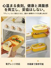 軽量プラスチック製お弁当箱【電子レンジ対応・食品グレード・ハンドバッグ付き】