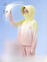 女の子用 UVカット アイスシルク防寒服【夏用・薄手・軽やか】