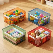 使い勝手の良い収納ボックス【日用品・お菓子・衣類収納用・長方形】