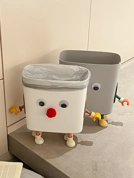 かわいいデザインの隙間用ゴミ箱【家庭用・トイレ・寝室・キッチン対応】