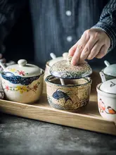 陶器製 辣椒油入れ【塩入れ兼用・キッチン用調味料入れ】