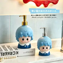 美しいデザインの押し出し式液体ボトル【洗手液・ボディソープ・シャンプー用】