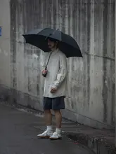 黒灰色 ドレープ ゆったり スーツ ショートパンツ メンズ 日本風 cityboy ワークスタイル 5分 カジュアルパンツ