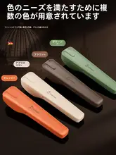 304ステンレス製の携帯用カトラリー3点セット【箸・スプーン・収納ケース付き・アウトドア・子供用】
