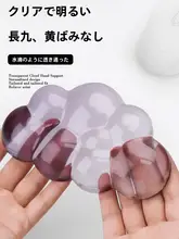 おしゃれな雲デザインのシリコン製マウスパッド【腕サポート・キーボードトレイ対応・男女兼用】