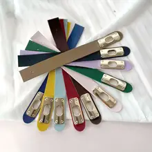 ロック式ロングレザー金具【スクリューリベット付き・ハンドメイド布バッグ用・十色展開】