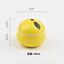 和風 手描き陶器 蓋付き小皿【調味料皿・おつまみ用】