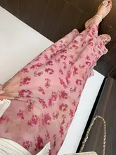 高ウエストAラインのリゾートスカート【春夏用・膝下丈・シンプルデザイン】