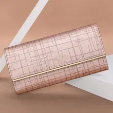 長財布【ファッション・本革・折りたたみ式・シンプル・ハンドバッグ】