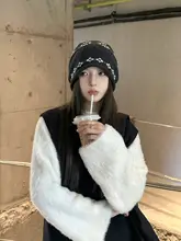 フェアアイルニットワッチキャップ【秋冬用・レトロスタイル・小顔効果】