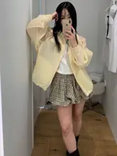 軽やかで快適！ゆったりとした薄手ジャケット【春夏用・UVカット・女性用・ファスナー付き】（セットアップ対応）