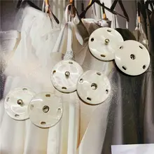 樹脂製 隠しボタン【パール調・二重仕立てのコート用】