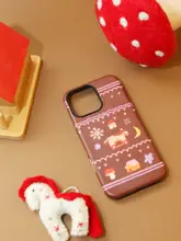 オリジナル手描きデザインのマグネット付きマット仕上げスマホケース【オルタナティブスタイル】