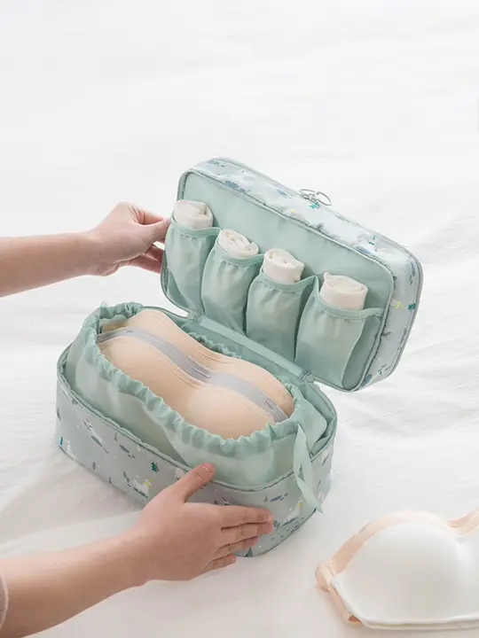 旅行用整理ポーチ【下着・化粧品・洗面用具整理に最適】
