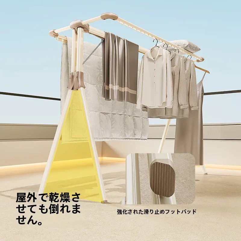 折りたたみ式ハンガーラック BY013：省スペースで多機能な収納解決策