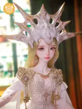 長袖ロングドレスのBJDドール【レイラ・太陽の女神デザイン】（セットアップ対応）