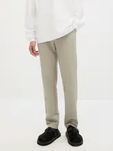 男性用 双色四面弹スリムフィットパンツ【カジュアル・通勤用・長パンツ】