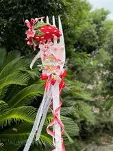 大きなストロベリーフォーク【六芒星デザイン・ロリータ風・可愛い撮影用】
