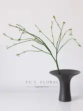 リアルな葉材使用の柳枝装飾用グリーンブランチ【新中式デザイン・花壇用】
