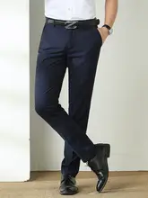 ビジネスカジュアルパンツ【秋冬用・モダンデザイン・ダークブルー・作業服】