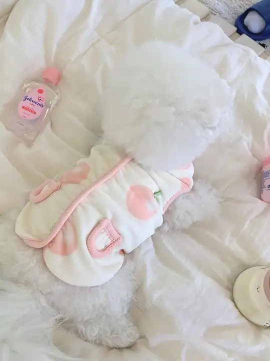 ペット用猫犬用衣服 水蜜桃風 ベビー柔らかポケットベスト【秋冬用・保温・小型犬用】
