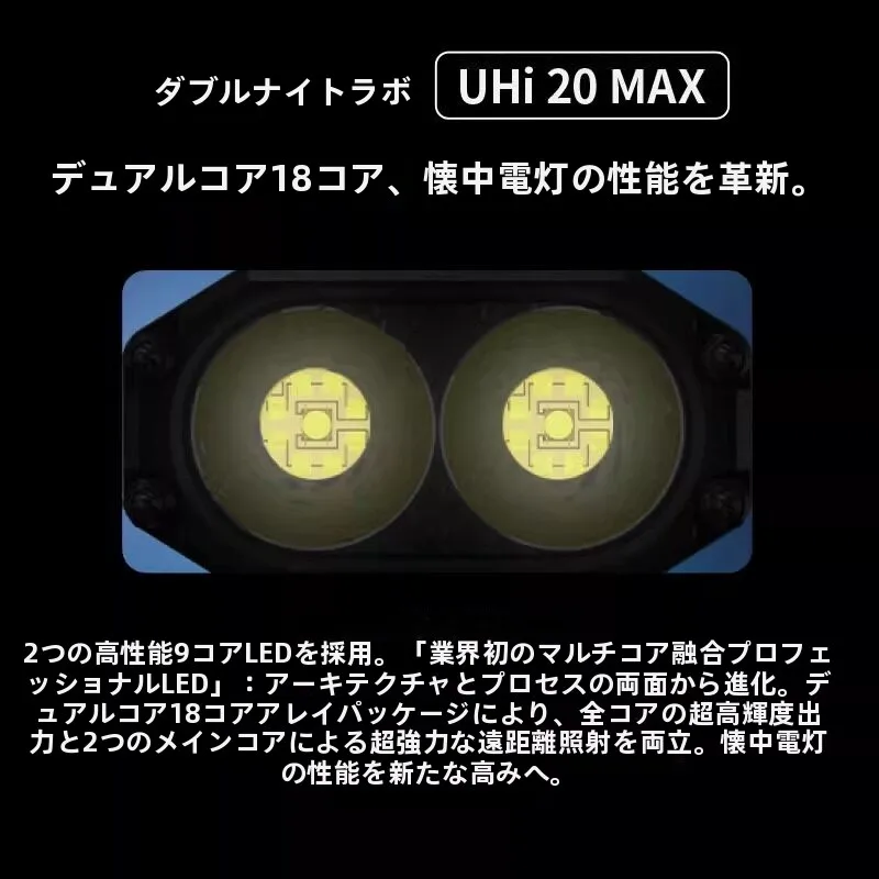 強力な明るさの充電式タクティカル懐中電灯【アウトドア用】：350流明以上で500m以上の射程を実現